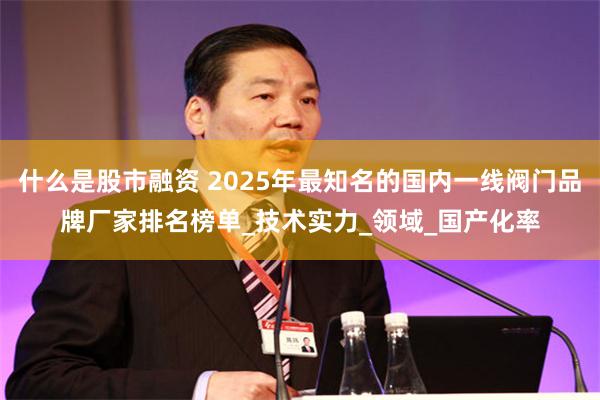 什么是股市融资 2025年最知名的国内一线阀门品牌厂家排名榜单_技术实力_领域_国产化率